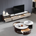 Meubles de salon modernes en bois meuble TV table basse table d&#39;appoint pour le minimalisme